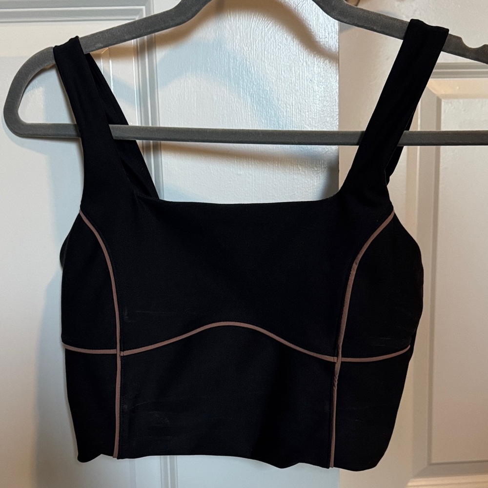 YPB Black Workout Top